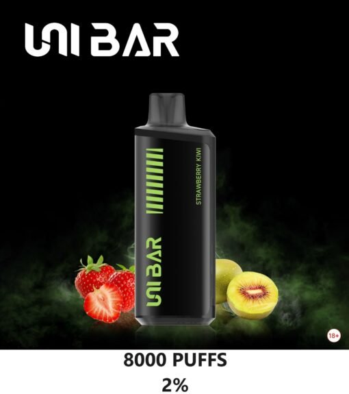 UNI BAR 8000 Puffs Strawberry Kiwi