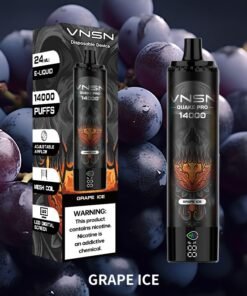 VNSN QUAKE PRO 14000 Puffs disposable vape Grape Ice