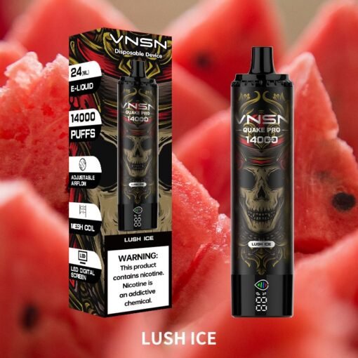 VNSN QUAKE PRO 14000 Puffs disposable vape Lush Ice