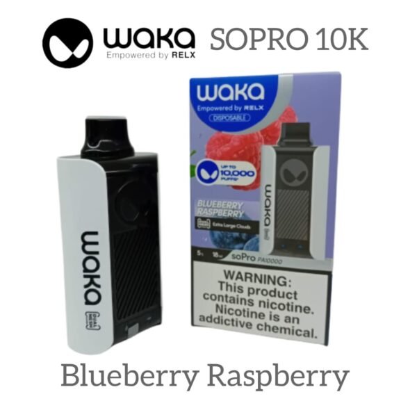 WAKA SOPRO PA10000 Puffs Vape Blueberry Raspberry