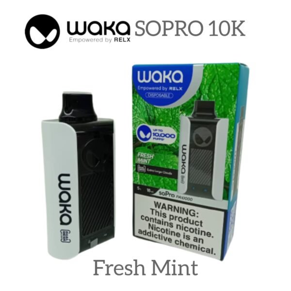 WAKA SOPRO PA10000 Puffs Vape Fresh Mint