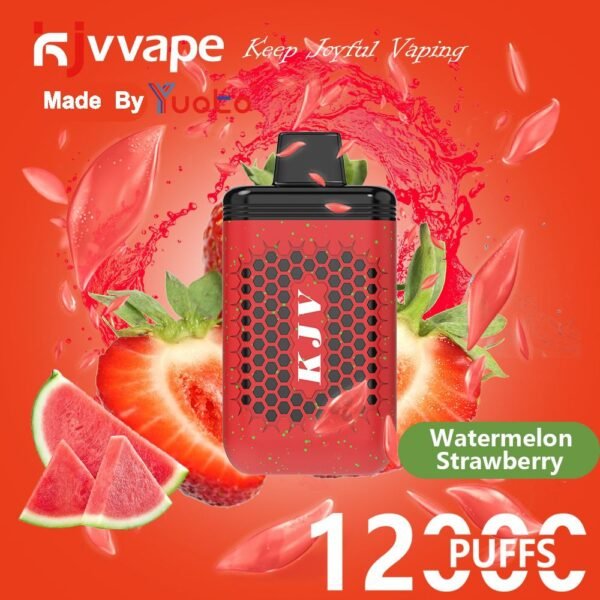 Yuoto KJV 12000 Puffs Disposable Vape Watermelon Strawberry Ice