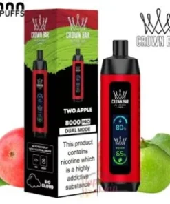 Al Fakher Pro 8000 Puffs two apple