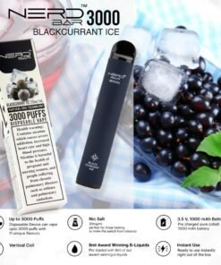 Nerd Bar 3000 Puffs Disposable Vape Blackcurrant Ice