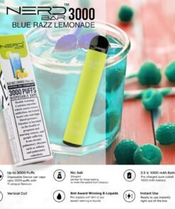 Nerd Bar 3000 Puffs Disposable Vape Blue Razz Lemonade