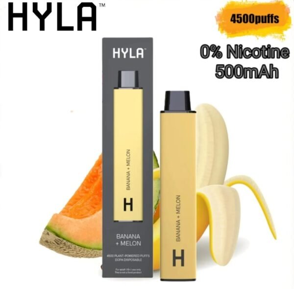 HYLA DOPA 4500 Puffs Disposable Vape Banana Melon