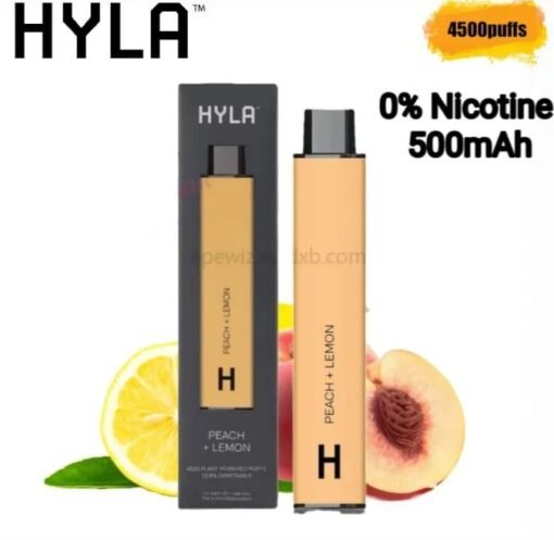 HYLA DOPA 4500 Puffs Disposable Vape Peach Lemon