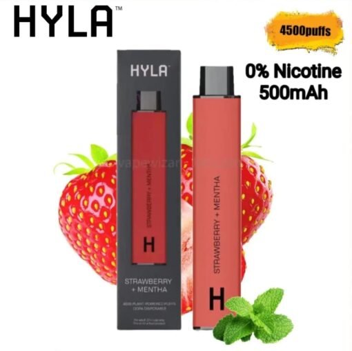 HYLA DOPA 4500 Puffs Disposable Vape Strawberry Mentha