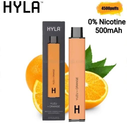 HYLA DOPA 4500 Puffs Disposable Vape yuzu Orange