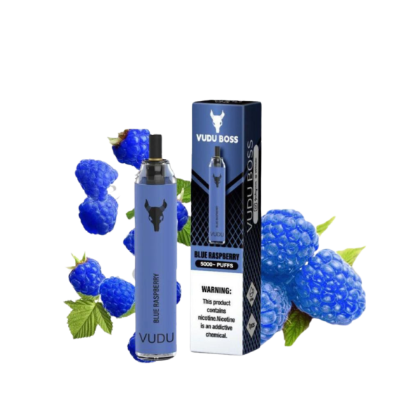 VUDU Boss 5000 Puffs disposable vape Blue Raspberry