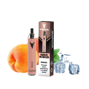 VUDU Boss 5000 Puffs disposable vape Peach Ice
