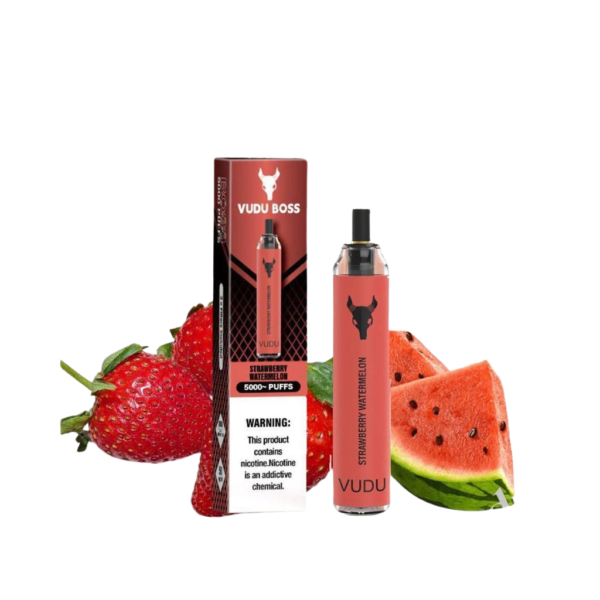 VUDU Boss 5000 Puffs disposable vape Strawberry Watermelon