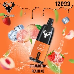 Kalyan Pro 12000 Puffs Disposable Vape Strawberry Peach Ice