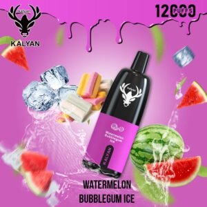 Kalyan Pro 12000 Puffs Disposable Vape Watermelon Bubble Gum Ice