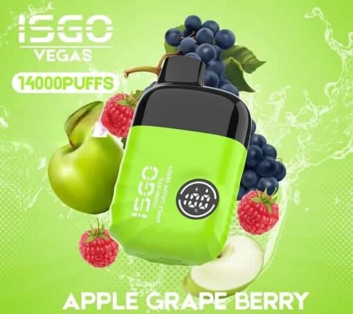 ISGO Vegas 14000 Puffs Disposable Vape Apple Grape Berry