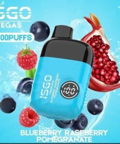 ISGO Vegas 14000 Puffs Disposable Vape Blueberry Raspberry Pomgranate