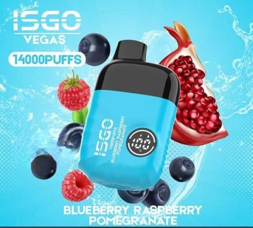 ISGO Vegas 14000 Puffs Disposable Vape Blueberry Raspberry Pomgranate