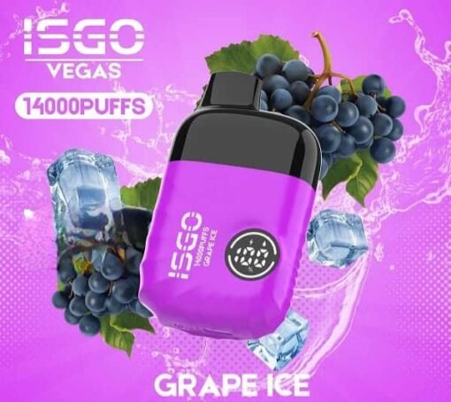 ISGO Vegas 14000 Puffs Disposable Vape Grape Ice