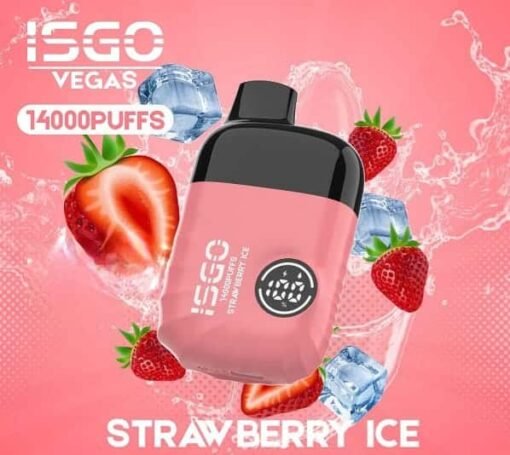 ISGO Vegas 14000 Puffs Disposable Vape Strawberry Ice