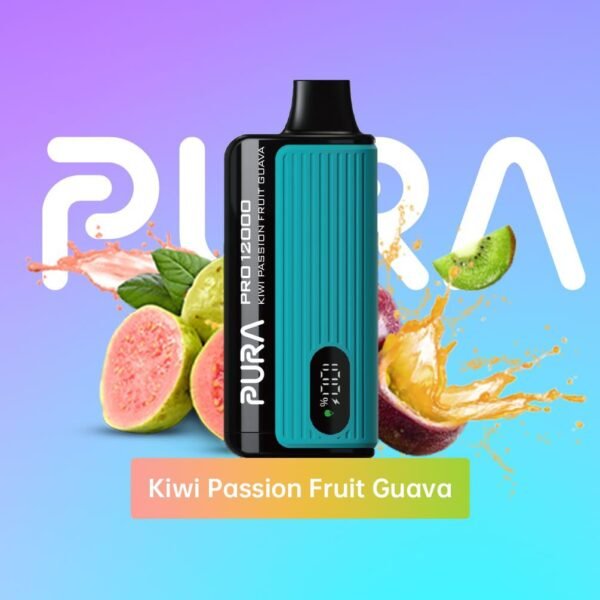 Pura 12000 Puffs Disposable vape Kiwi Passion Fruit Guava