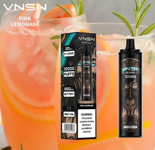 VNSN QUAKE 10000 Puffs Disposable Vape Pink Lemonade