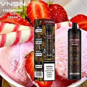 VNSN QUAKE 10000 Puffs Disposable Vape Strawberry Ice Cream
