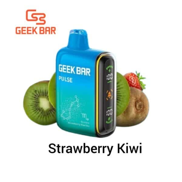 Geek Bar Pulse 15000 Puffs Disposable Vape strawberry Kiwi