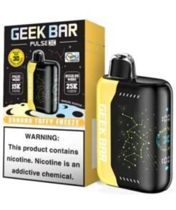 Geek Bar Pulse X 25k Disposable Vape Banana Taffy Freeze