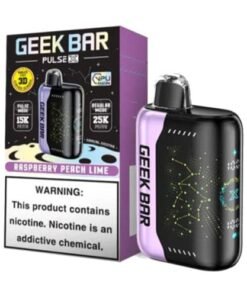 Geek Bar Pulse X 25k Disposable Vape Raspberry Peach Lime