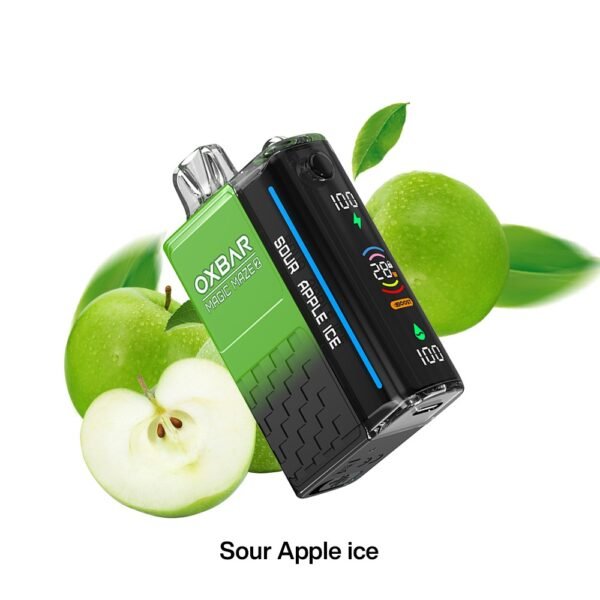 OXBAR Magic Maze 2 Pod Juice 30K PuffS Vape Sour Apple Ice