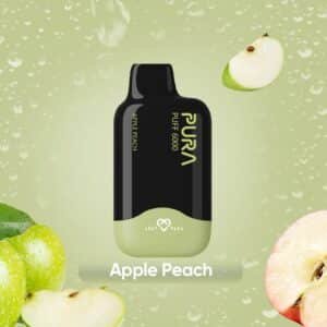 PURA 6000 Puffs Disposable Vape Apple Peach
