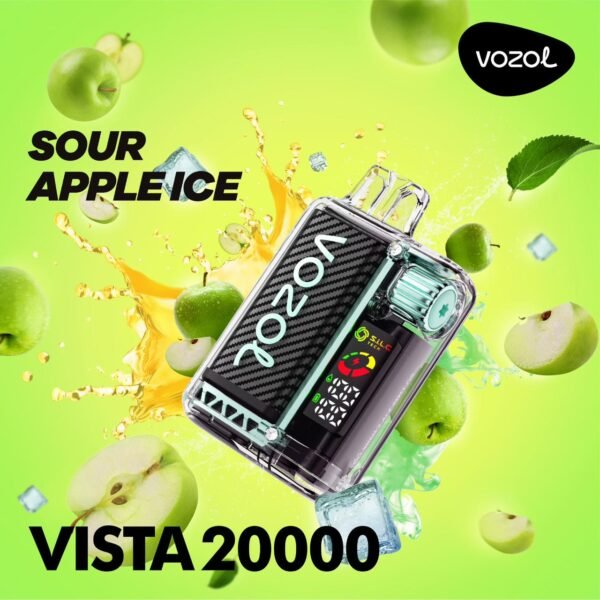 VOZOL VISTA 20000 Puffs Disposable Vape Sour Apple Ice
