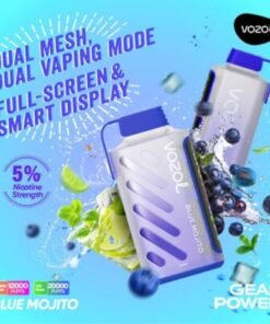 VOZOL Gear Power 20000 Puffs Disposable Vape Blue Mojito