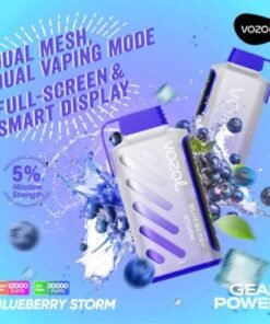 VOZOL Gear Power 20000 Puffs Disposable Vape Blueberry Storm