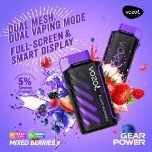 VOZOL Gear Power 20000 Puffs Disposable Vape Mixed Berries