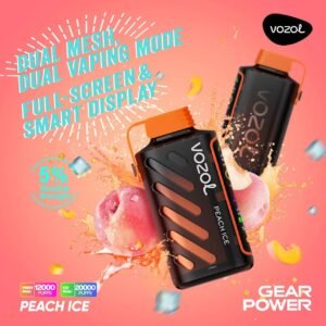 VOZOL Gear Power 20000 Puffs Disposable Vape Peach Ice