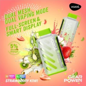 VOZOL Gear Power 20000 Puffs Disposable Vape Strawberry Kiwi