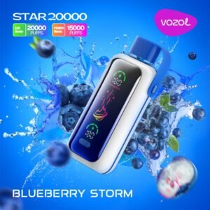 VOZOL Star 20000 Puffs Disposable Vape Blueberry Storm