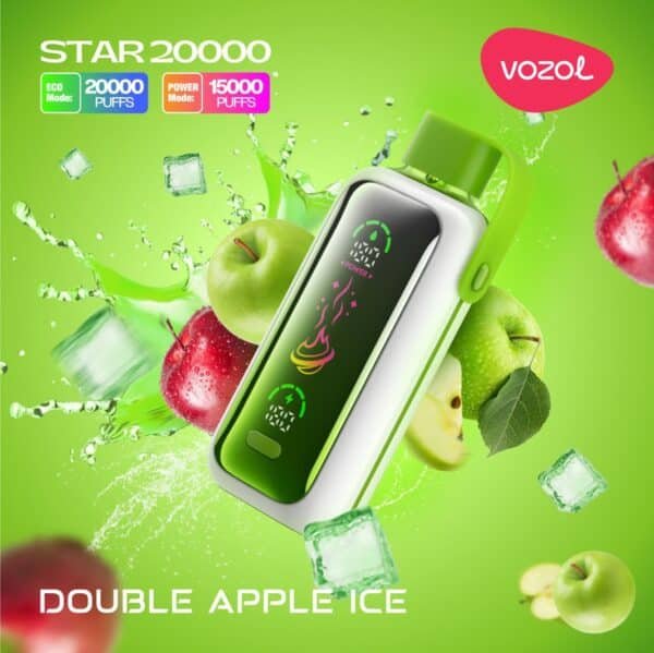 VOZOL Star 20000 Puffs Disposable Vape Double Apple