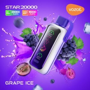 VOZOL Star 20000 Puffs Disposable Vape Grape Ice