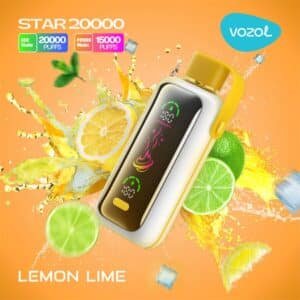 VOZOL Star 20000 Puffs Disposable Vape Lemon Lime