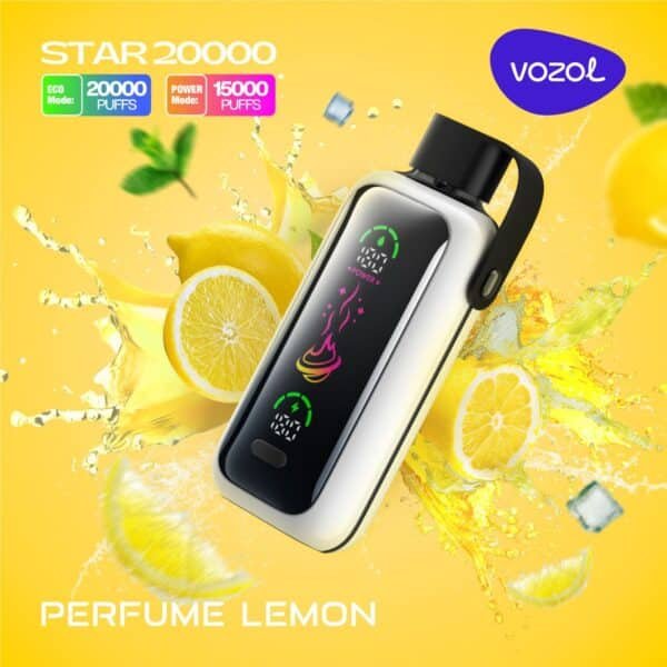 VOZOL Star 20000 Puffs Disposable Vape Perfume Lemon