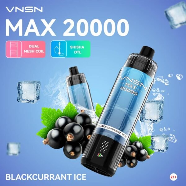 VNSN Max DTL 20000 Puffs Blackcurrant Ice