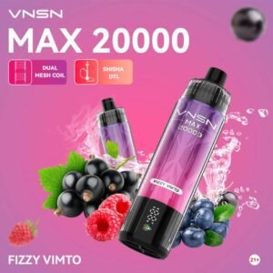 VNSN Max DTL 20000 Puffs Fizzy Vimto