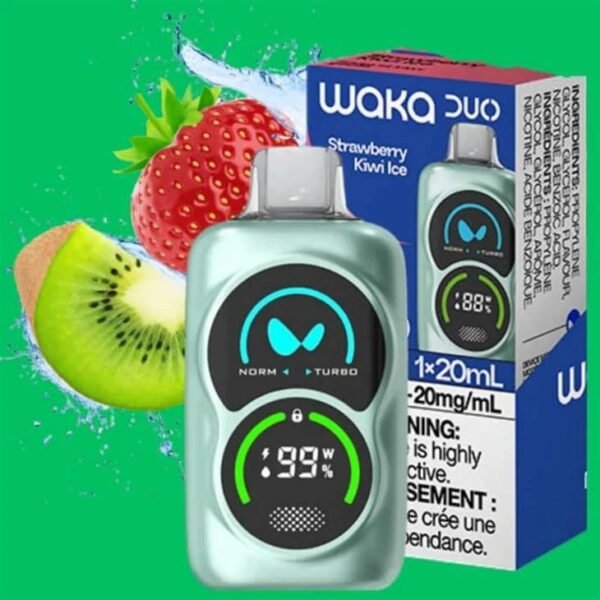 WAKA PA25000 Disposable Vape Strawberry Kiwi Ice