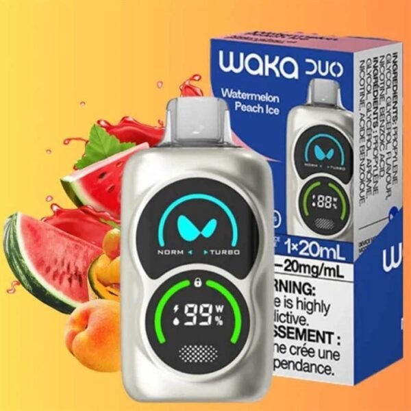 WAKA PA25000 Disposable Vape Watermelon Peach Ice