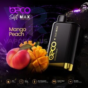 Beco Soft Max 12000 disposable vape mango peach