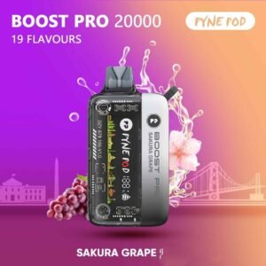 Pyne Pod Boost Pro 20000 Puffs Vape Sakura Grape