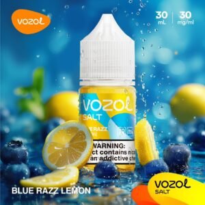 VOZOL Salt Nicotine Vape Juice Blue Razz Lemon