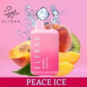 ELFBAR BC5000 Puffs Disposable Vape peach ice